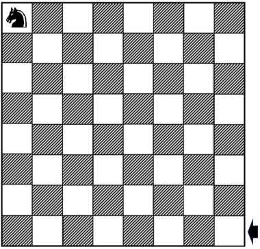 Knight's Tour Puzzle Chess Board