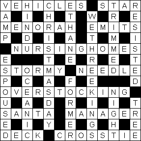 Cryptic Crossword Grid #7